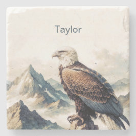 Porta-copo De Pedra Eagle Coaster, Personalizado 