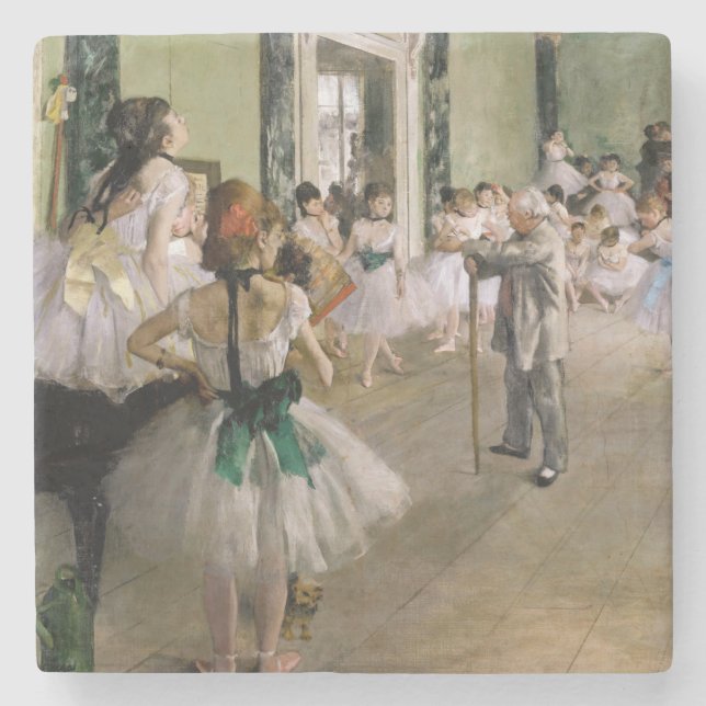 Porta-copo De Pedra Edgar Degas - A Classe da Dança (Frente)