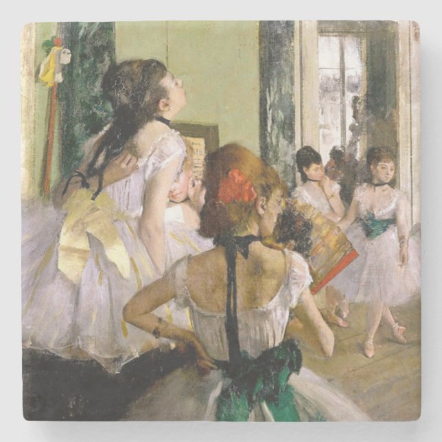 Porta-copo De Pedra Edgar Degas Classe de Dança (Frente)