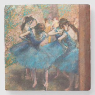 Porta-copo De Pedra Edgar Degas - Dançarinas em azul