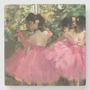 Porta-copo De Pedra Edgar Degas - Dançarinas em rosa