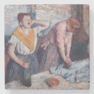 Porta-copo De Pedra Edgar Degas - Mulheres Passando Roupa