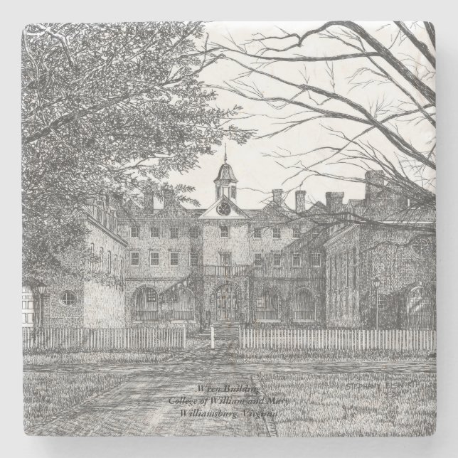 Porta-copo De Pedra Edifício Wren (Frente)