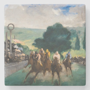 Porta-copo De Pedra Edouard Manet - As Corridas em Longchamp