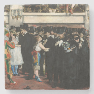 Porta-copo De Pedra Edouard Manet - Baile Mascarado na Ópera