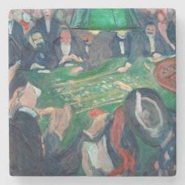 Porta-copo De Pedra Edvard Munch - A Mesa Roulette em Monte Carlo
