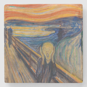 Porta-copo De Pedra Edvard Munch - O Gritar 1893