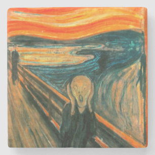 Porta-copo De Pedra EDVARD MUNCH - o gritar 1893