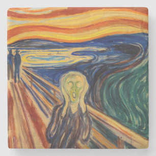 Porta-copo De Pedra Edvard Munch - O Gritar 1910