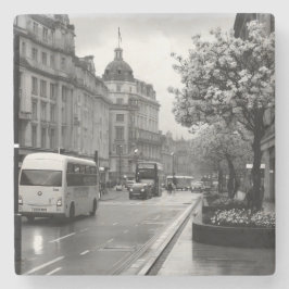 Porta-copo De Pedra Elegant Street View