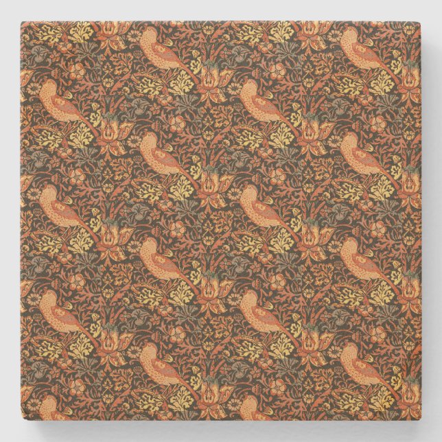Porta-copo De Pedra Elegante Trendy William Morris Paper Napkin (Frente)