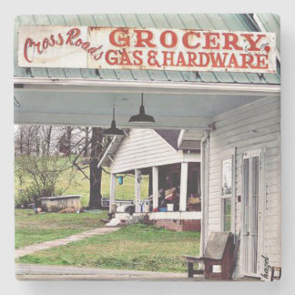 Porta-copo De Pedra Ellijay, Georgia, Maçãs, Estradas Cruzadas, Sinal 