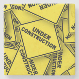 Porta-copo De Pedra Em Sinais De Construção