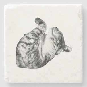 Porta-copo De Pedra Ember-Step Purr