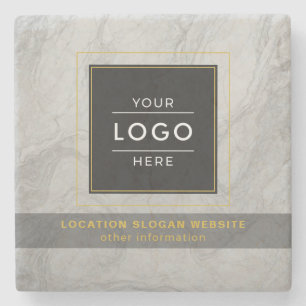 Porta-copo De Pedra Empresa de Mármore com Logotipo Personalizado de L