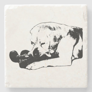 Porta-copo De Pedra Encostar o favorito