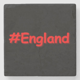Porta-copo De Pedra "#England" Design. Comprar Agora