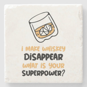 Porta-copo De Pedra Engraçado Eu Fazer Whiskey Desaparecer