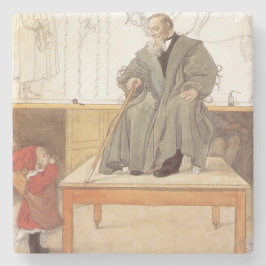 Porta-copo De Pedra Esborjn e seu avô (Rapariga e Avô)