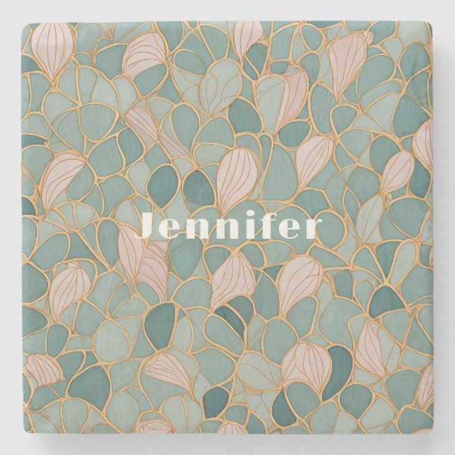 Porta-copo De Pedra Escalas Místicas: Pastel Fantasy (Frente)