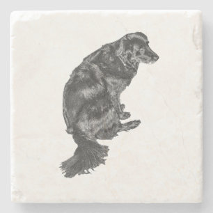 Porta-copo De Pedra Escoamento da Mesa à luz de velas — Retriever