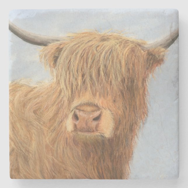 Porta-copo De Pedra Escocês (Frente)