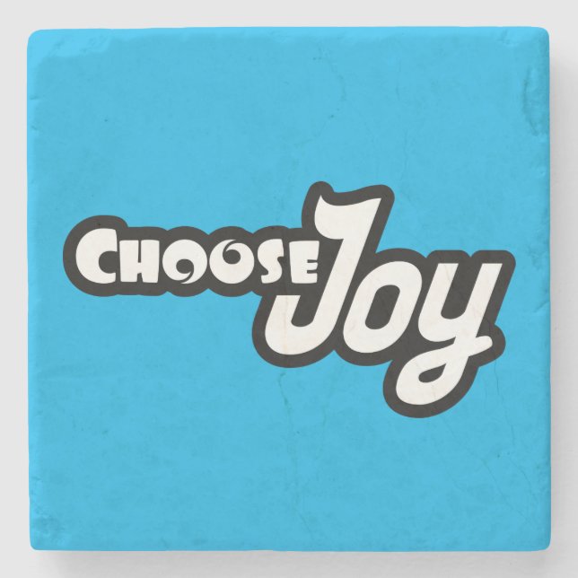 Porta-copo De Pedra Escolher Joy (Frente)