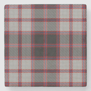 Porta-copo De Pedra Escotos Antigos Tavern Clan MacPherson Tartan