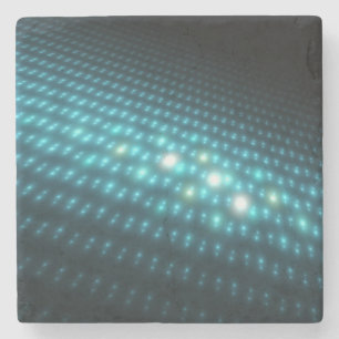 Porta-copo De Pedra Esferas azuis 3D