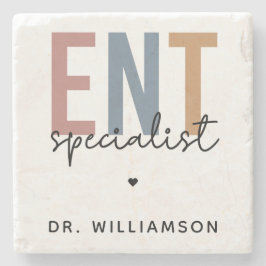 Porta-copo De Pedra Especialista em ENT Doctor ENT Personalizado