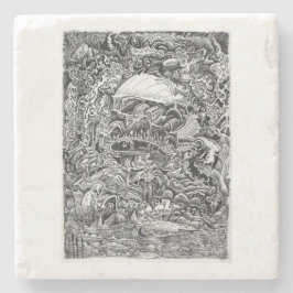 Porta-copo De Pedra Esperando o Maelstrom