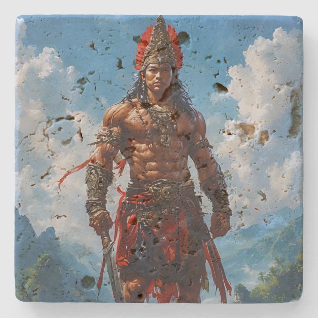Porta-copo De Pedra Espírito de Nusantara (Frente)
