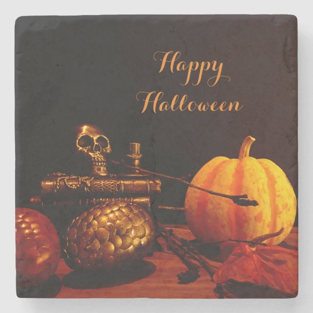 Porta-copo De Pedra Espírito do outono - Vida Estática (Frente)