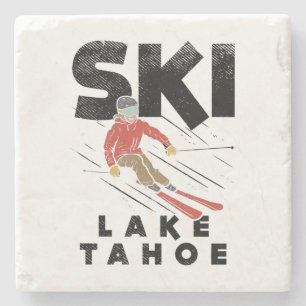 Porta-copo De Pedra Esqui - Lago Ski Tahoe