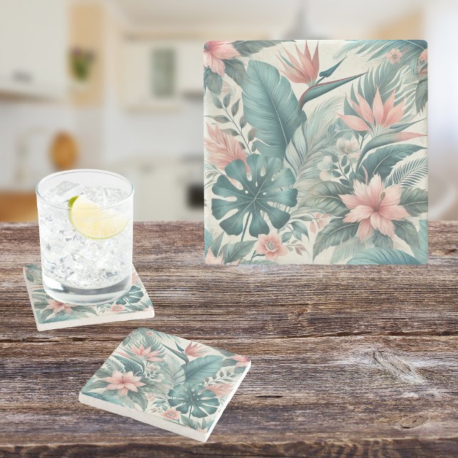 Porta-copo De Pedra Essência tropical (Criador carregado)