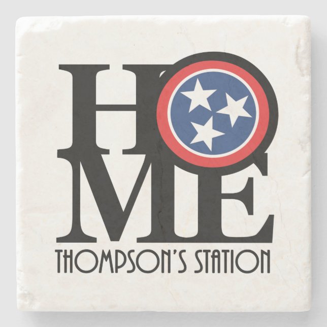 Porta-copo De Pedra Estação de HOME Thompson (Frente)
