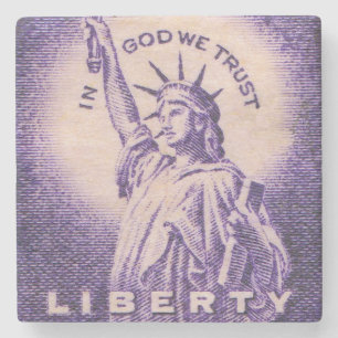Porta-copo De Pedra Estátua da Liberdade nos EUA