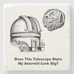 Porta-copo De Pedra Este Telescópio Faz Meu Asteroide Parecer Grande?