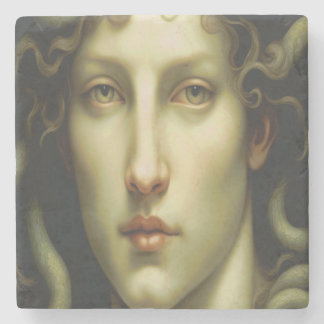 Porta-copo De Pedra Estilo de Renascença do Medusa