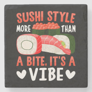 Porta-copo De Pedra Estilo de Sushi Mais de um Bocado