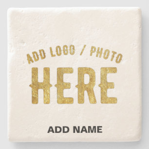 PORTA-COPO DE PEDRA ESTILO MODERNO PERSONALIZÁVEL BRANCO VERIFICADO MA