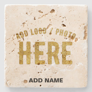 PORTA-COPO DE PEDRA ESTILO MODERNO PERSONALIZÁVEL MARROM VERIFICADO MA
