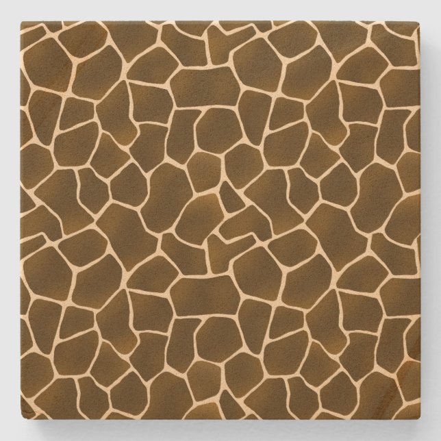 Porta-copo De Pedra Estilo Selvagem Girafa Encontra Impressão Animal S (Frente)