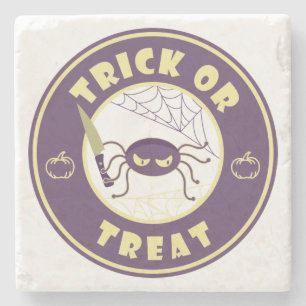 Porta-copo De Pedra Estilo Starbucks para a aranha do halloween
