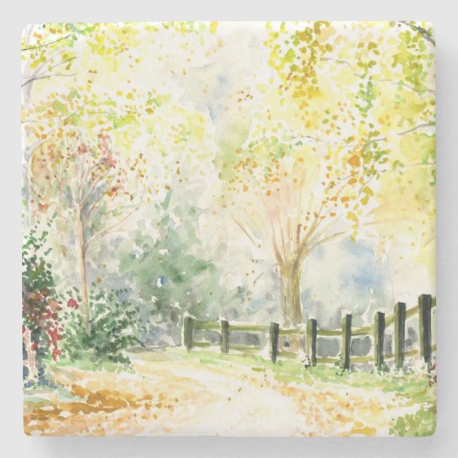 Porta-copo De Pedra Estrada (Frente)