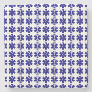 Porta-copo De Pedra Estrela da vida (logotipo somente-telhado)