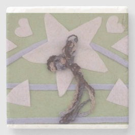 Porta-copo De Pedra Estrela flutuante