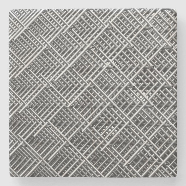 Porta-copo De Pedra Estrutura de metal complexa (Frente)