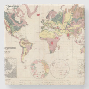 Porta-copo De Pedra Estrutura Geological do globo