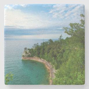 Porta-copo De Pedra EUA, Michigan. Formação Rochosa Miner's Castle 3